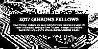 2017 Gibbons Fellows